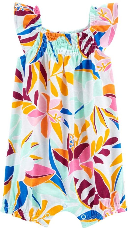 CARTER'S Overal letní Multi Floral holka 9m - obrázek 1