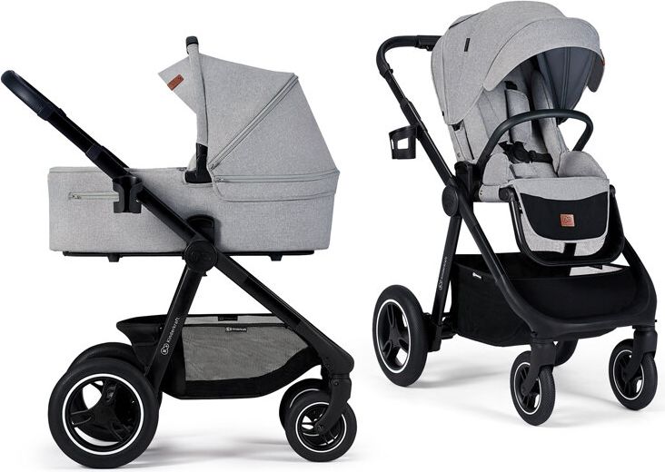 KINDERKRAFT Kočárek Everyday 2v1 Light Grey + PETITE&MARS Podložka na hraní Joy Max Walk ZDARMA - obrázek 2
