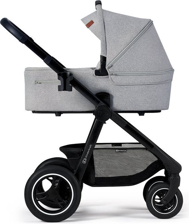 KINDERKRAFT Kočárek Everyday 2v1 Light Grey + PETITE&MARS Podložka na hraní Joy Max Walk ZDARMA - obrázek 3
