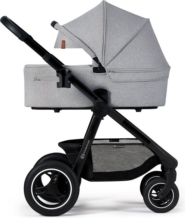 KINDERKRAFT Kočárek Everyday 2v1 Light Grey + PETITE&MARS Podložka na hraní Joy Max Walk ZDARMA - obrázek 4