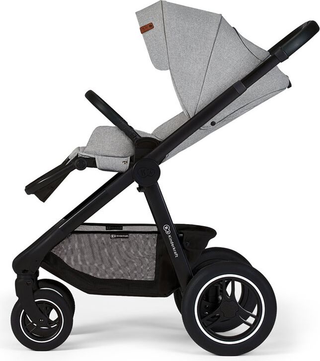 KINDERKRAFT Kočárek Everyday 2v1 Light Grey + PETITE&MARS Podložka na hraní Joy Max Walk ZDARMA - obrázek 9