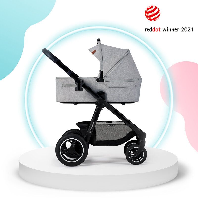 KINDERKRAFT Kočárek Everyday 2v1 Light Grey + PETITE&MARS Podložka na hraní Joy Max Walk ZDARMA - obrázek 16