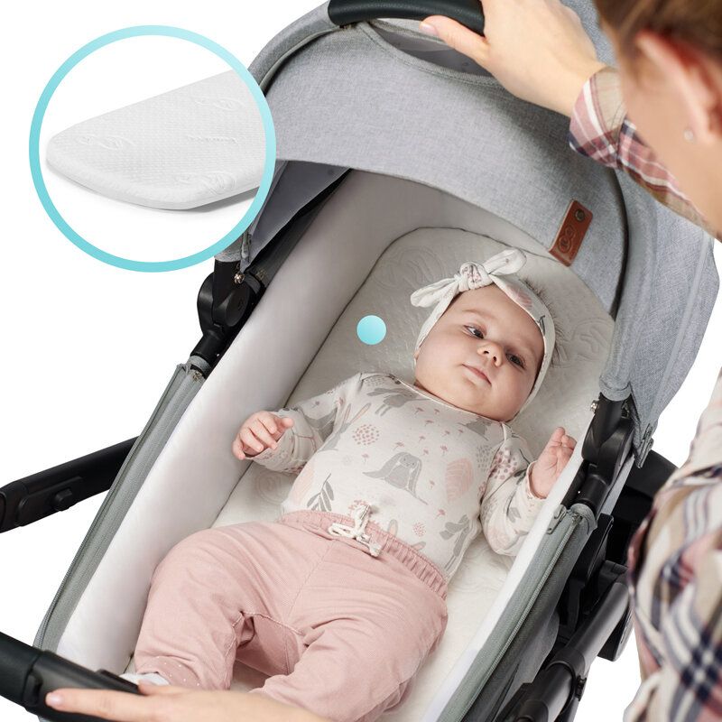 KINDERKRAFT Kočárek Everyday 2v1 Light Grey + PETITE&MARS Podložka na hraní Joy Max Walk ZDARMA - obrázek 21