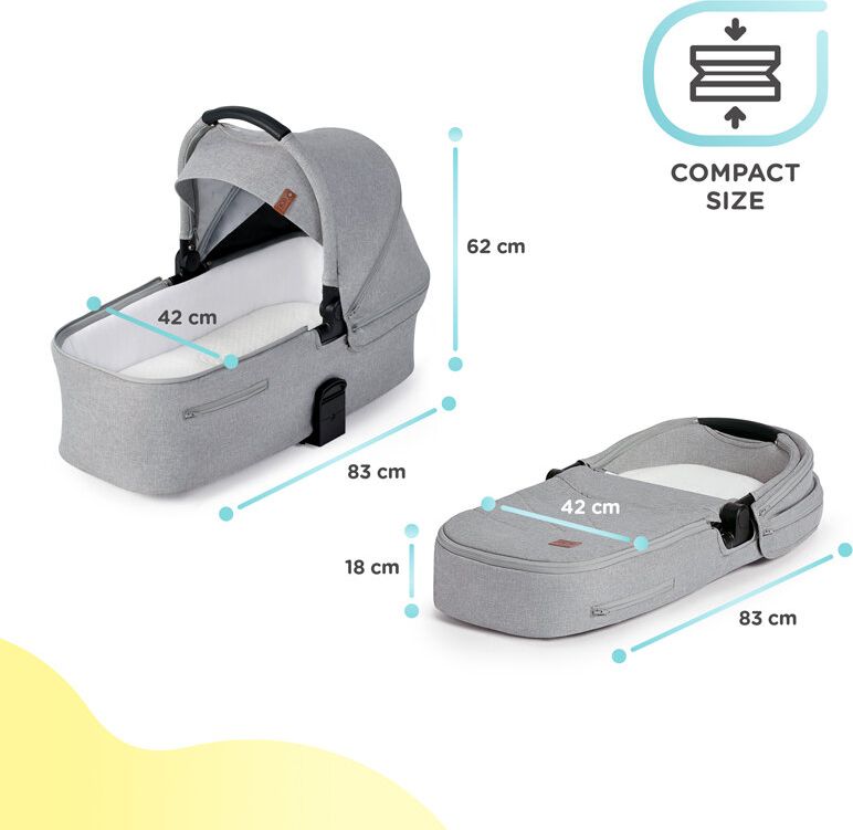 KINDERKRAFT Kočárek Everyday 2v1 Light Grey + PETITE&MARS Podložka na hraní Joy Max Walk ZDARMA - obrázek 22