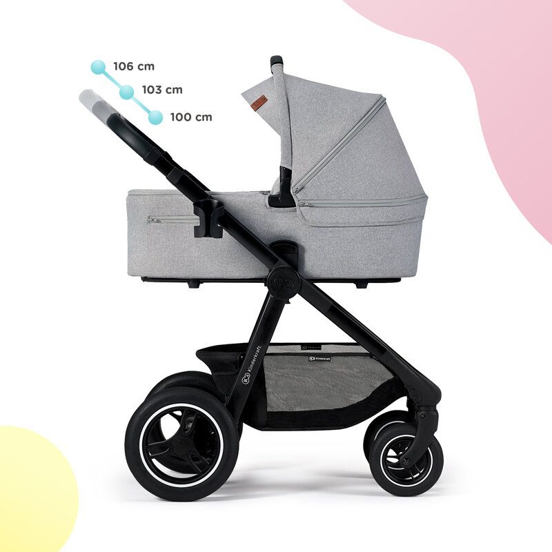 KINDERKRAFT Kočárek Everyday 2v1 Light Grey + PETITE&MARS Podložka na hraní Joy Max Walk ZDARMA - obrázek 30