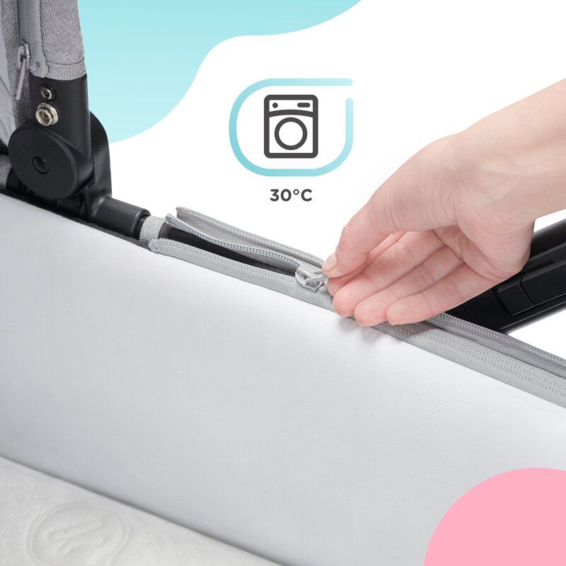 KINDERKRAFT Kočárek Everyday 2v1 Light Grey + PETITE&MARS Podložka na hraní Joy Max Walk ZDARMA - obrázek 32