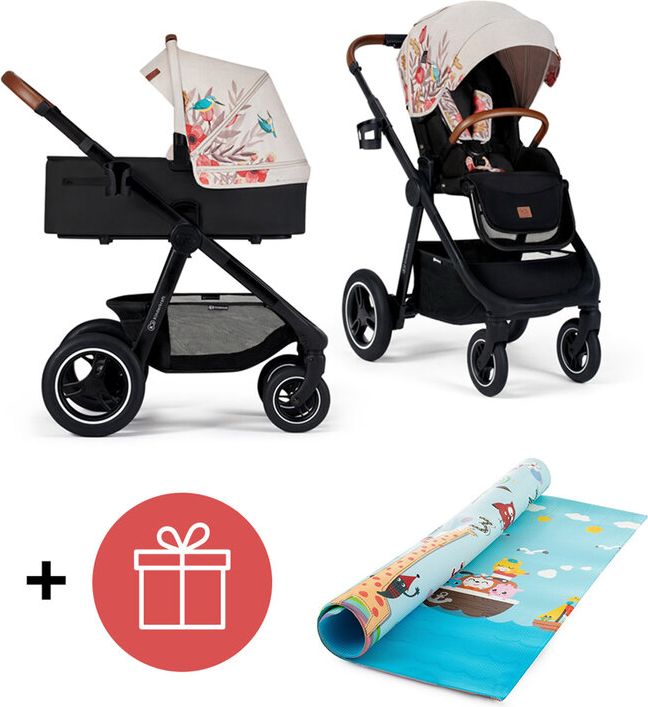 KINDERKRAFT Kočárek Everyday 2v1 Bird + PETITE&MARS Podložka na hraní Joy Max Giraffe ZDARMA - obrázek 1