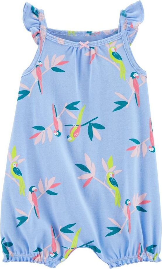 CARTER'S Overal letní Blue Bird holka NB - obrázek 1