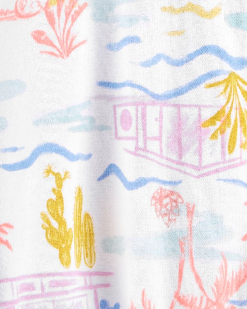 CARTER'S Overal letní Ivory Palm holka 6m - obrázek 2