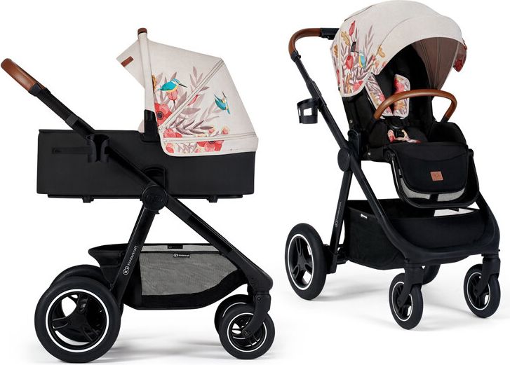 KINDERKRAFT Kočárek Everyday 2v1 Bird + PETITE&MARS Postýlka cestovní Koot - Lion Grey ZDARMA - obrázek 2