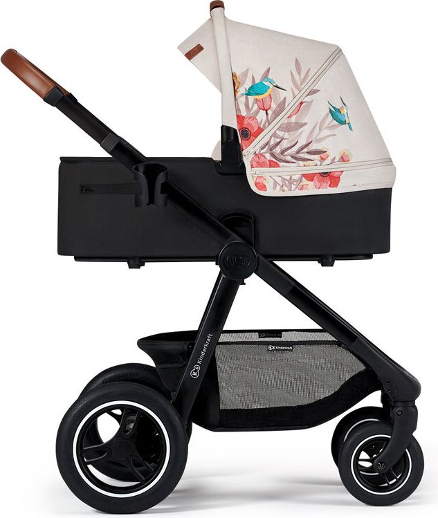 KINDERKRAFT Kočárek Everyday 2v1 Bird + PETITE&MARS Postýlka cestovní Koot - Lion Grey ZDARMA - obrázek 3