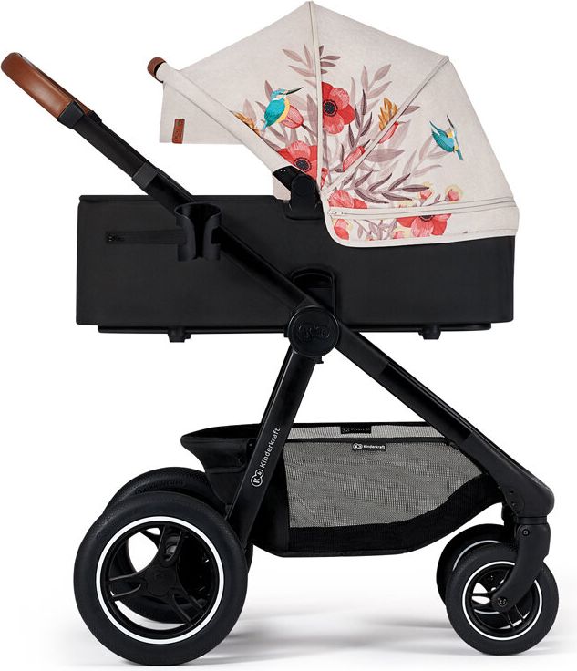 KINDERKRAFT Kočárek Everyday 2v1 Bird + PETITE&MARS Postýlka cestovní Koot - Lion Grey ZDARMA - obrázek 4