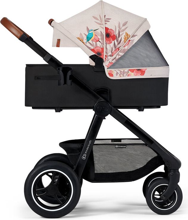KINDERKRAFT Kočárek Everyday 2v1 Bird + PETITE&MARS Postýlka cestovní Koot - Lion Grey ZDARMA - obrázek 5