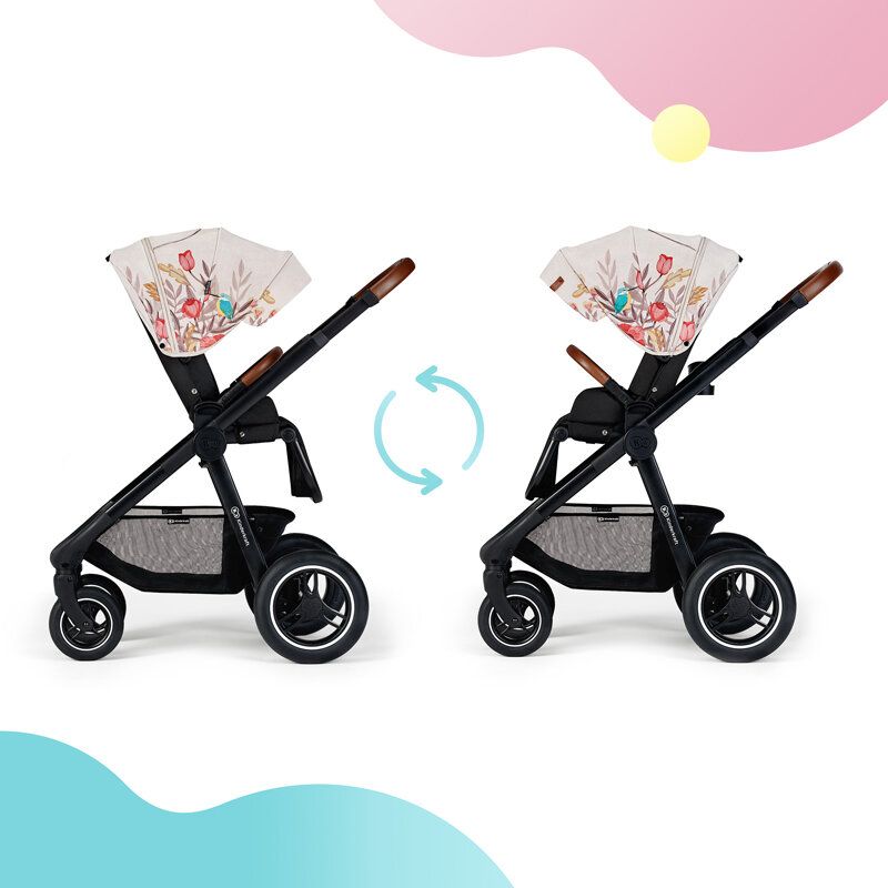 KINDERKRAFT Kočárek Everyday 2v1 Bird + PETITE&MARS Postýlka cestovní Koot - Lion Grey ZDARMA - obrázek 18