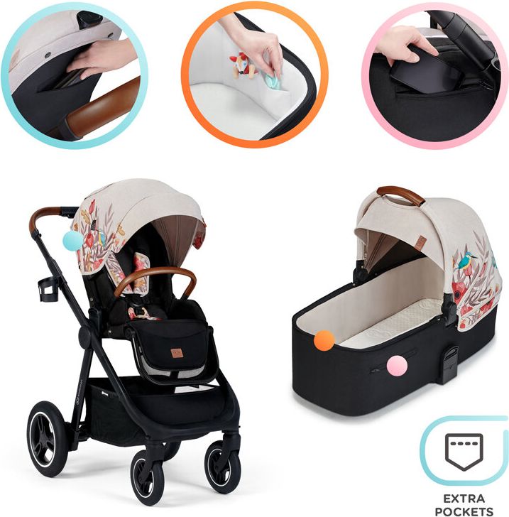 KINDERKRAFT Kočárek Everyday 2v1 Bird + PETITE&MARS Podložka na hraní Joy City ZDARMA - obrázek 31
