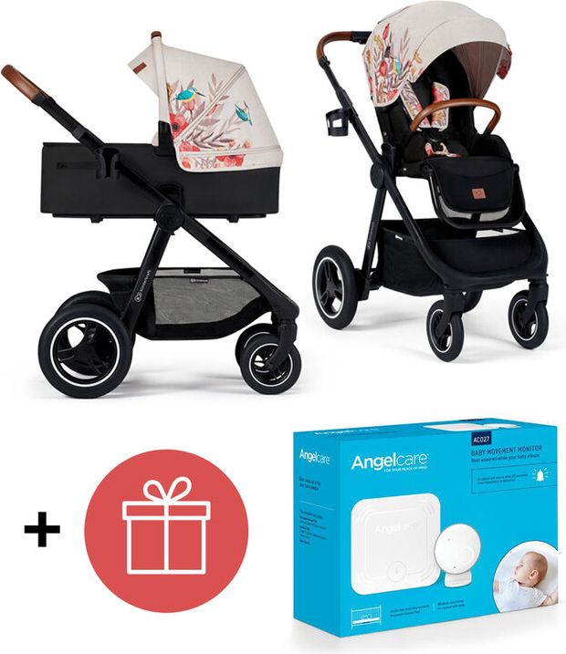 KINDERKRAFT Kočárek Everyday 2v1 Bird + ANGELCARE AC027 Monitor pohybu dechu ZDARMA - obrázek 1