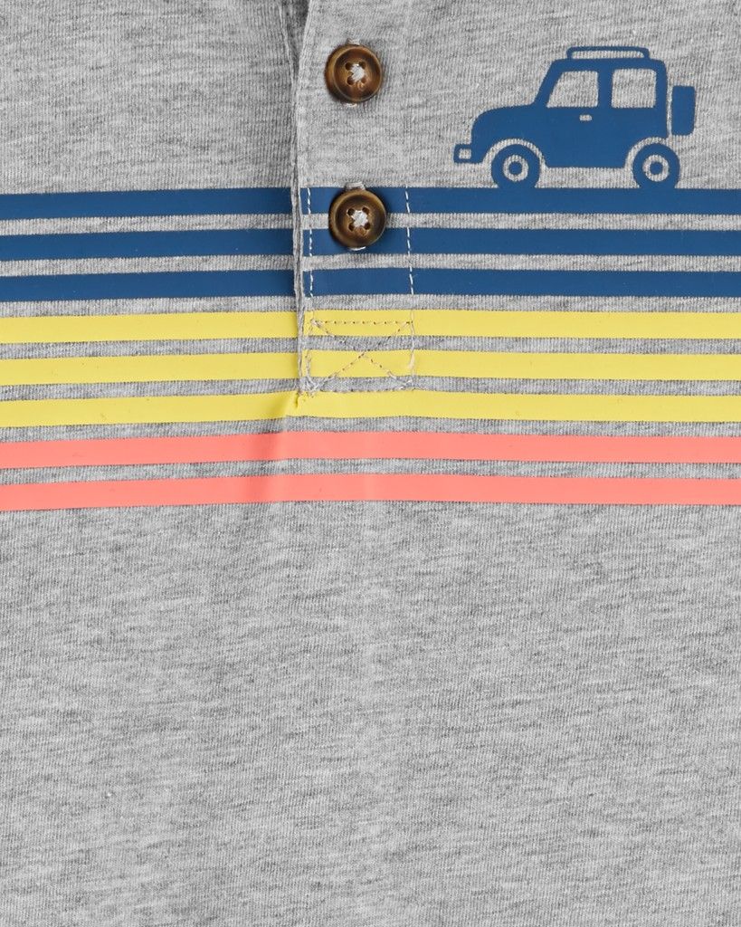 CARTER'S Overal letní Multi Stripes kluk 3m - obrázek 2
