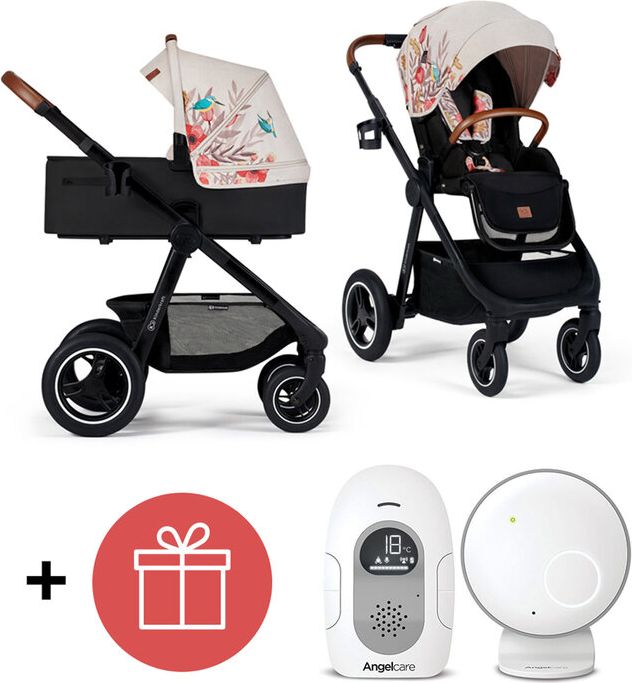 KINDERKRAFT Kočárek Everyday 2v1 Bird + ANGELCARE AC110 Audio chůvička ZDARMA - obrázek 1