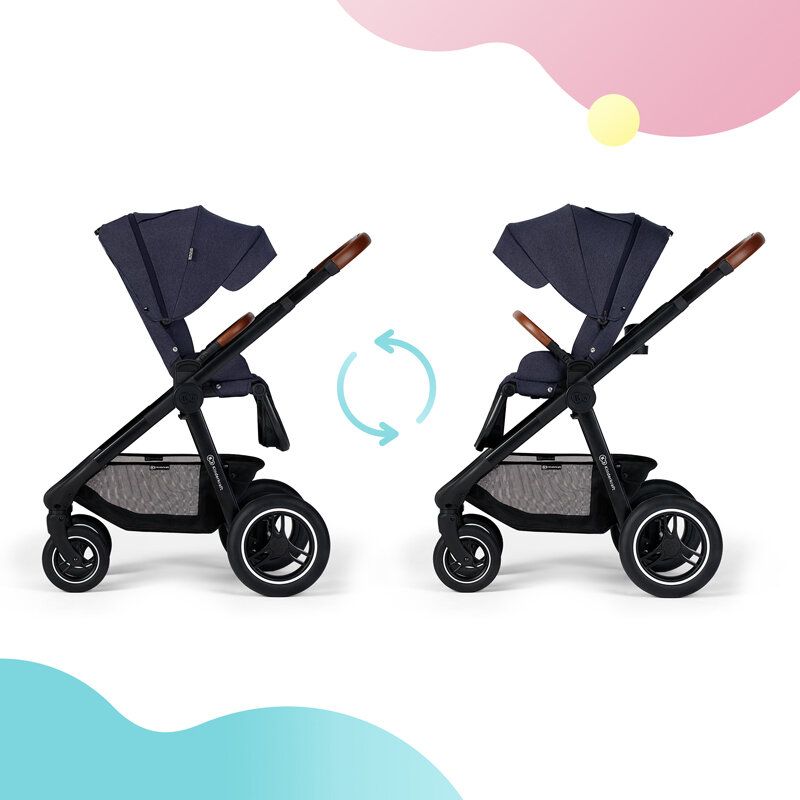 KINDERKRAFT Kočárek Everyday 2v1 Denim + PETITE&MARS Podložka na hraní Joy City ZDARMA - obrázek 18