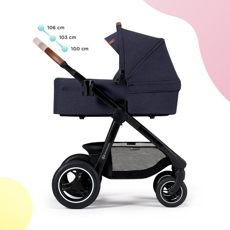 KINDERKRAFT Kočárek Everyday 2v1 Denim + PETITE&MARS Podložka na hraní Joy City ZDARMA - obrázek 28