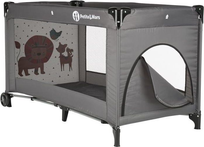 KINDERKRAFT Kočárek Everyday 2v1 Light Grey + PETITE&MARS Postýlka cestovní Koot - Lion Grey ZDARMA - obrázek 36
