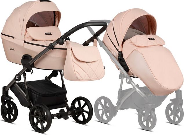 TUTIS Kočárek kombinovaný Viva4 2v1 Luxury Rose Quartz - obrázek 1