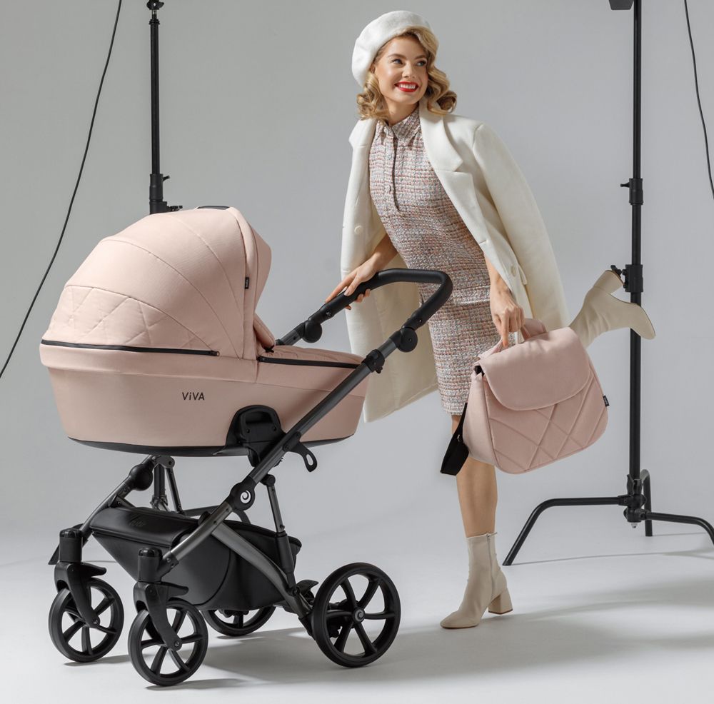 TUTIS Kočárek kombinovaný Viva4 2v1 Luxury Rose Quartz - obrázek 11