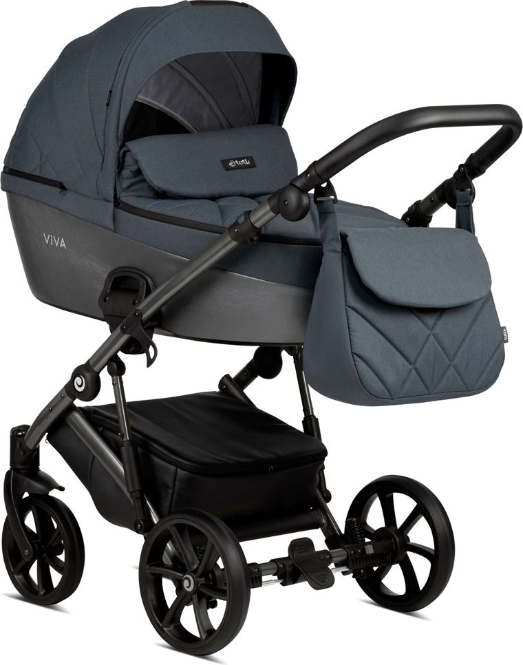 TUTIS Kočárek kombinovaný Viva4 2v1 Luxury Obsidian - obrázek 2