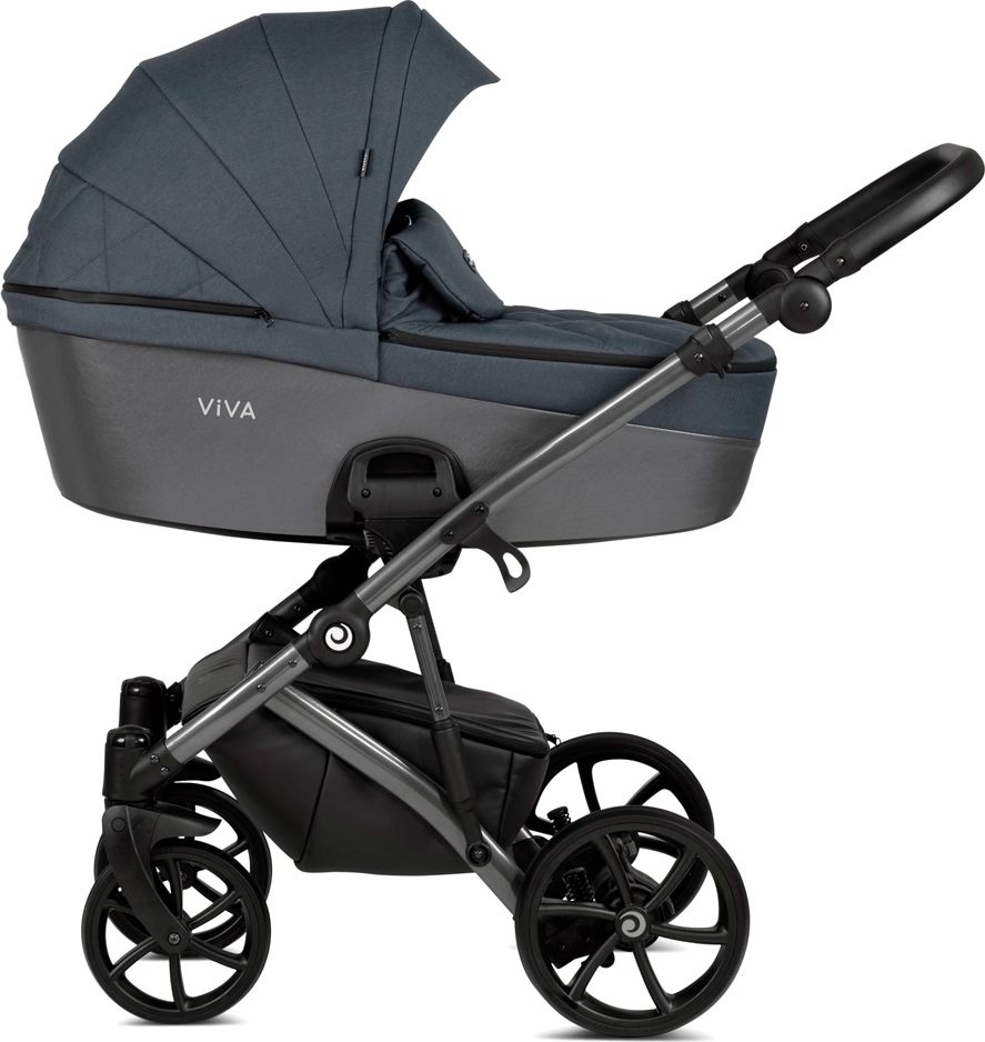 TUTIS Kočárek kombinovaný Viva4 2v1 Luxury Obsidian - obrázek 4