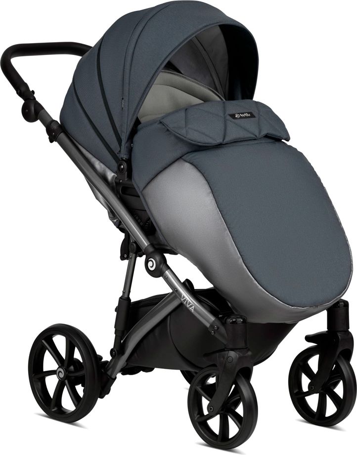 TUTIS Kočárek kombinovaný Viva4 2v1 Luxury Obsidian - obrázek 6