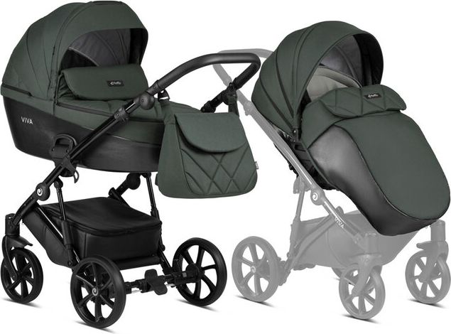 TUTIS Kočárek kombinovaný Viva4 2v1 Luxury Emerald - obrázek 1