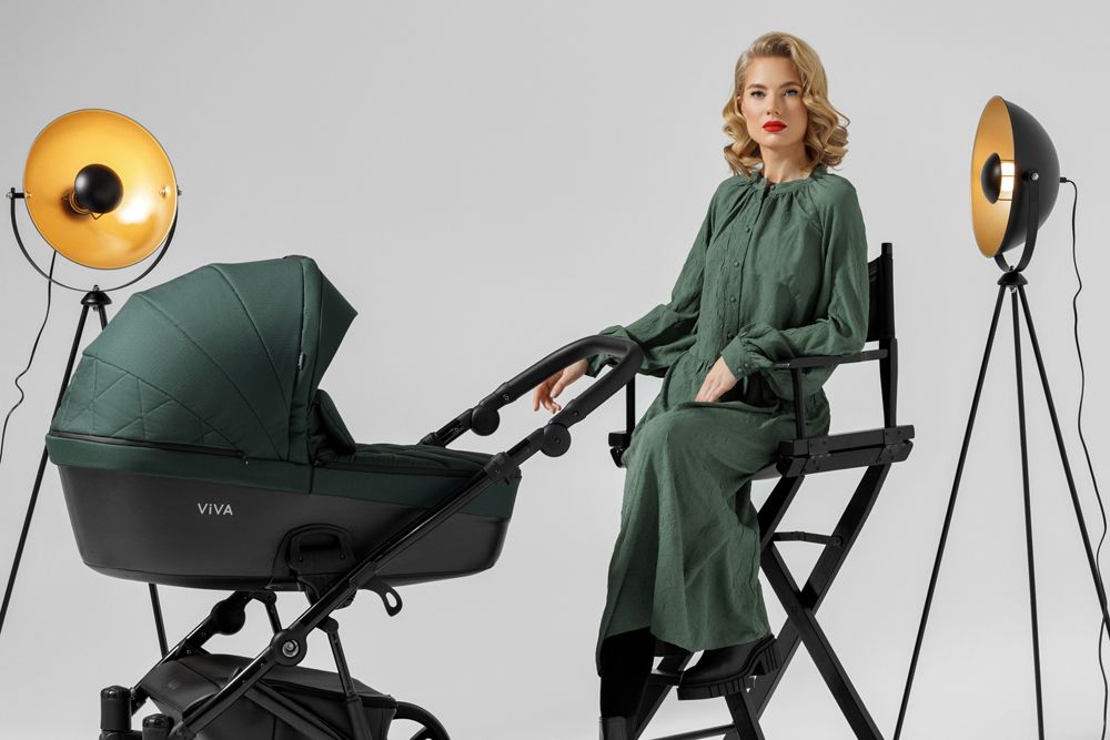 TUTIS Kočárek kombinovaný Viva4 2v1 Luxury Emerald - obrázek 11
