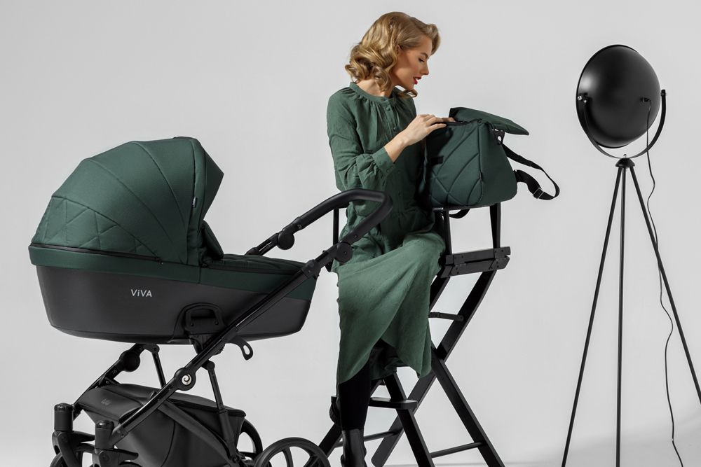 TUTIS Kočárek kombinovaný Viva4 2v1 Luxury Emerald - obrázek 12