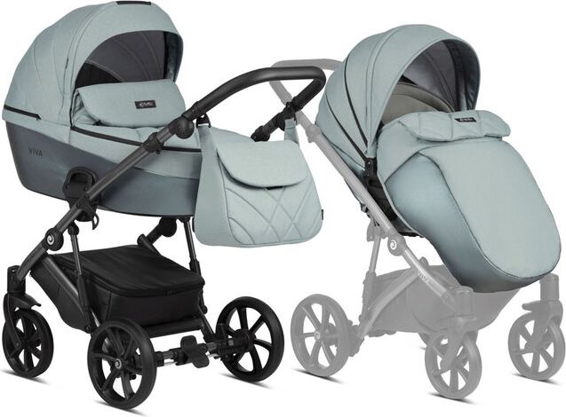 TUTIS Kočárek kombinovaný Viva4 2v1 Luxury Turquoise - obrázek 1