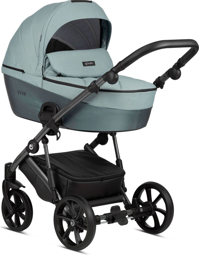 TUTIS Kočárek kombinovaný Viva4 2v1 Luxury Turquoise - obrázek 3
