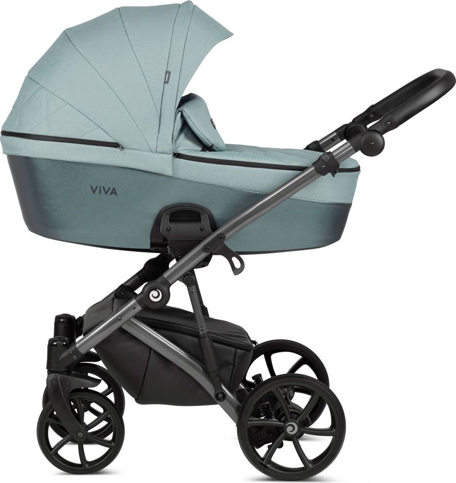 TUTIS Kočárek kombinovaný Viva4 2v1 Luxury Turquoise - obrázek 4