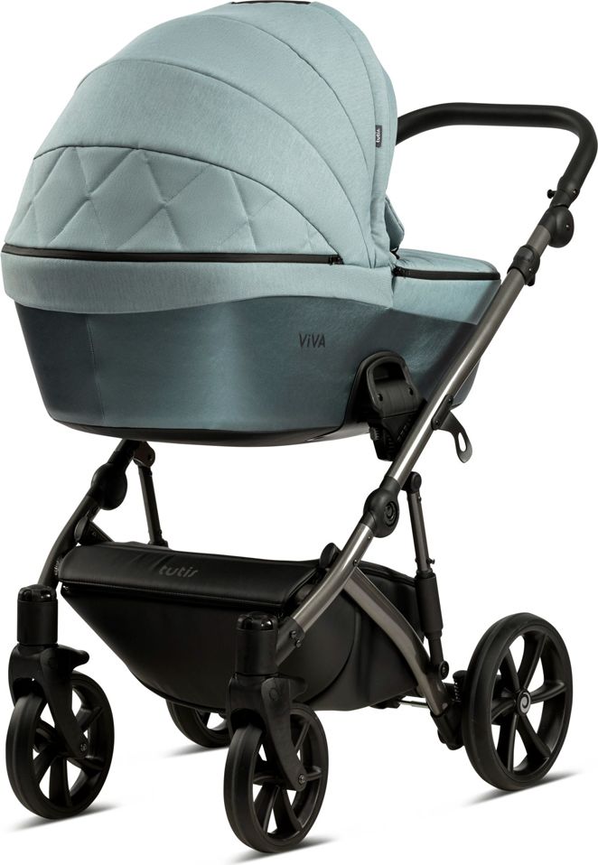 TUTIS Kočárek kombinovaný Viva4 2v1 Luxury Turquoise - obrázek 5