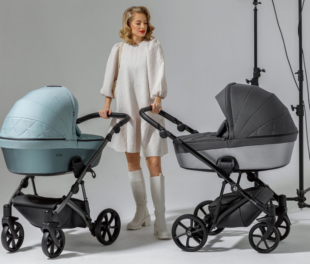 TUTIS Kočárek kombinovaný Viva4 2v1 Luxury Turquoise - obrázek 11