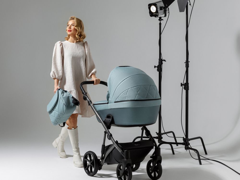 TUTIS Kočárek kombinovaný Viva4 2v1 Luxury Turquoise - obrázek 13