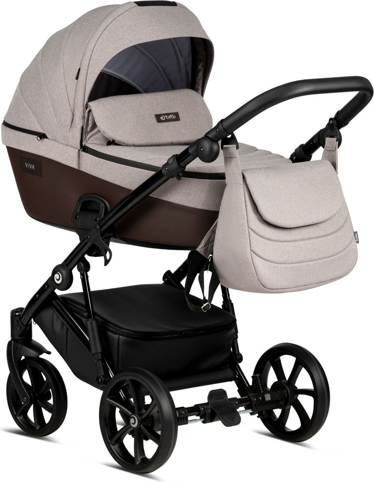 TUTIS Kočárek kombinovaný Viva4 2v1 Warm Grey - obrázek 2
