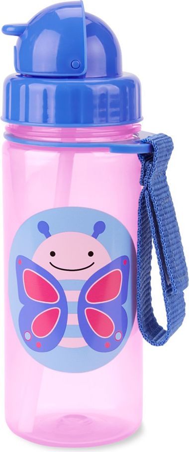 SKIP HOP Zoo Hrnek s brčkem PP bez PVC a BPA Motýl 12 m+ - obrázek 2
