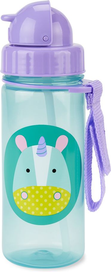 SKIP HOP Zoo Hrnek s brčkem PP bez PVC a BPA Jednorožec 12 m+ - obrázek 2