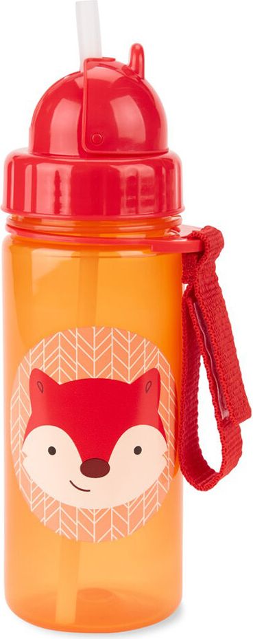 SKIP HOP Zoo Hrnek s brčkem PP bez PVC a BPA Liška 12 m+ - obrázek 1