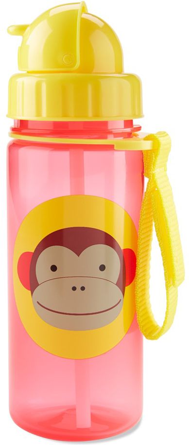 SKIP HOP Zoo Hrnek s brčkem PP bez PVC a BPA Opice 12 m+ - obrázek 2