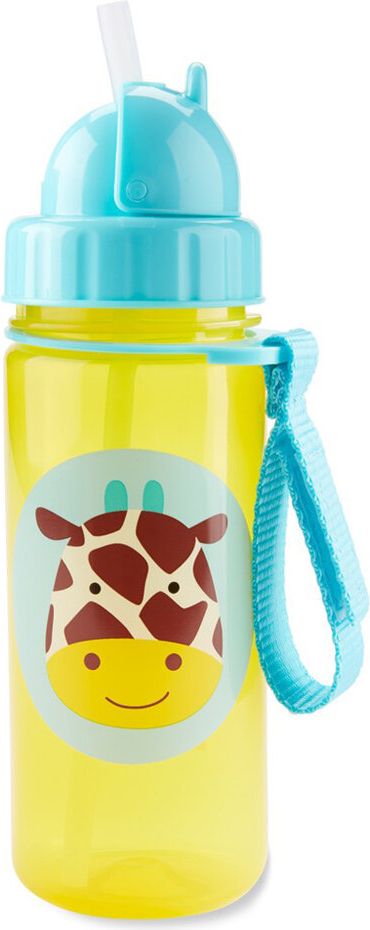 SKIP HOP Zoo Hrnek s brčkem PP bez PVC a BPA Žirafa 12 m+ - obrázek 1