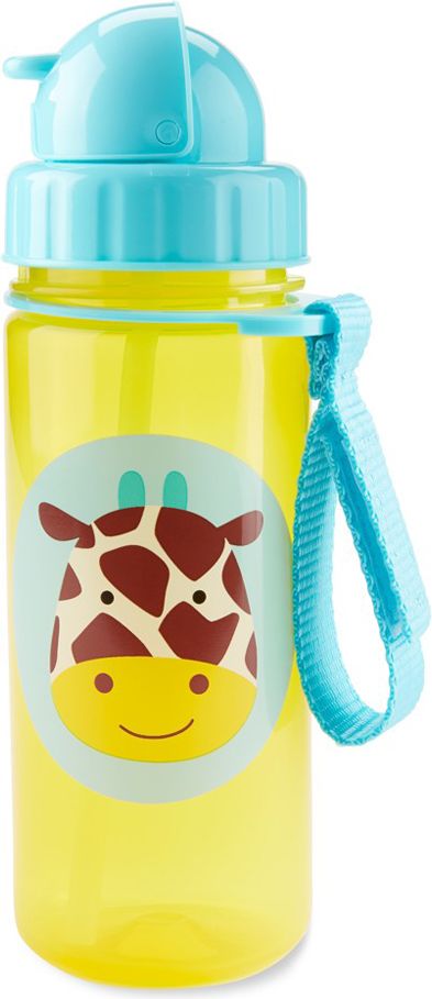 SKIP HOP Zoo Hrnek s brčkem PP bez PVC a BPA Žirafa 12 m+ - obrázek 2