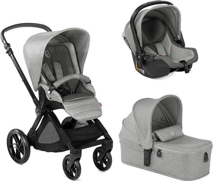 JANÉ Kočárek kombinovaný Muum + Micro + Koos i-size R1 Dim Grey - obrázek 1