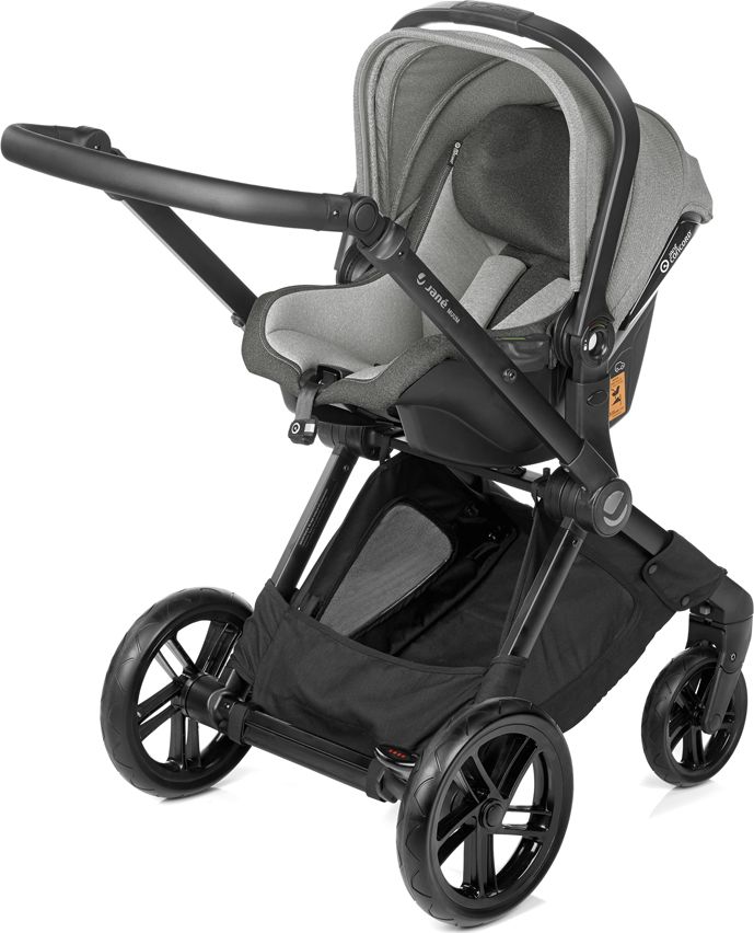 JANÉ Kočárek kombinovaný Muum + Micro + Koos i-size R1 Dim Grey - obrázek 4