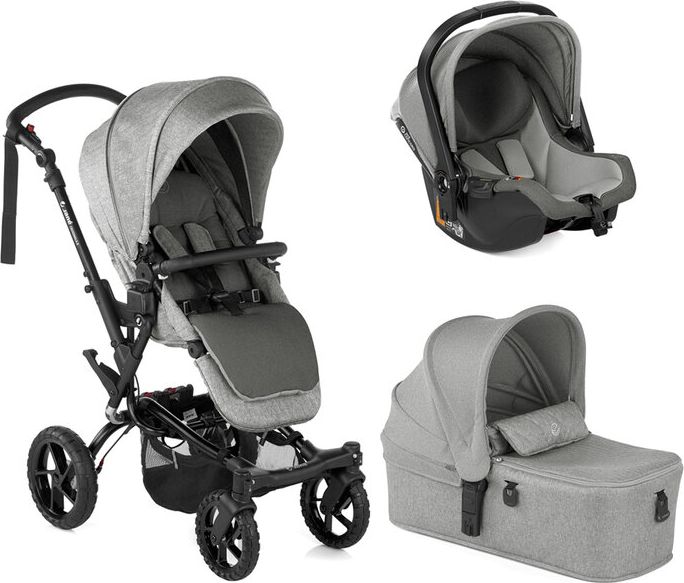 JANÉ Kočárek kombinovaný Crosswalk R+ Micro + Koos i-size R1 Dim grey - obrázek 1