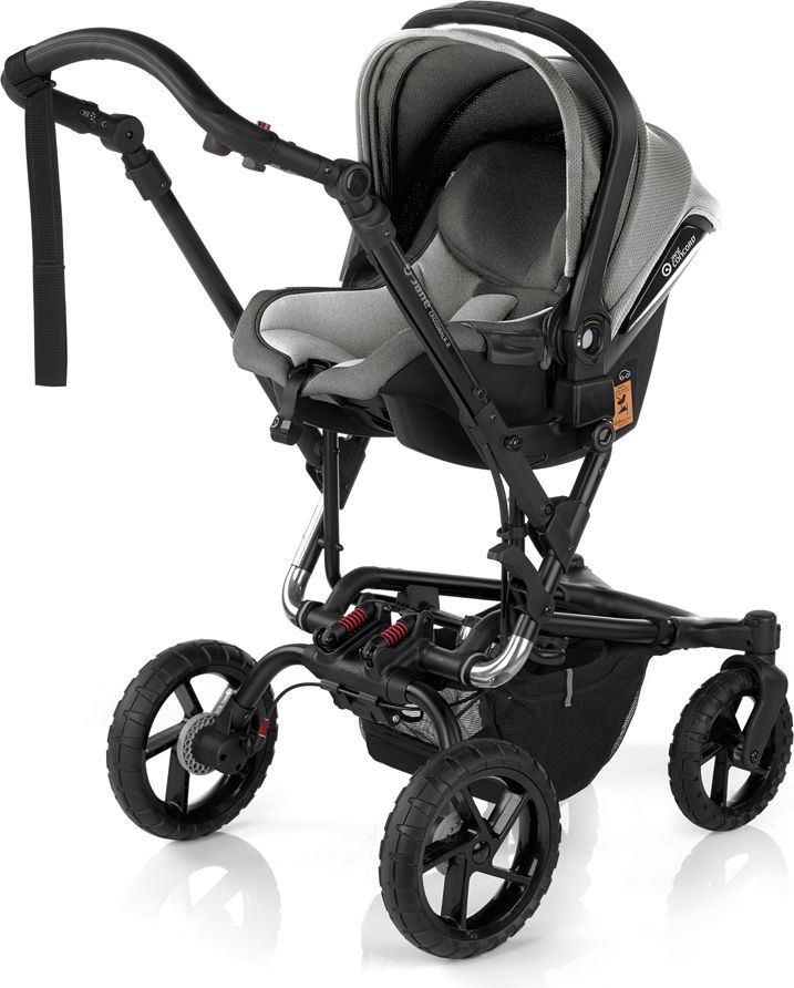JANÉ Kočárek kombinovaný Crosswalk R+ Micro + Koos i-size R1 Dim grey - obrázek 4